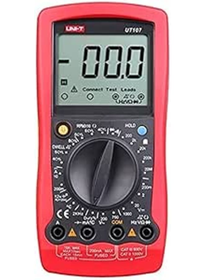 UNI-T 7720067 UT100 Series Automobile Multimeter, Red/Grey