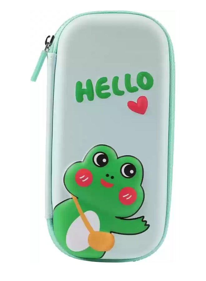 Frog Prince 3D Cartoon Children's Multifunctional Stationery Box - Image 1
