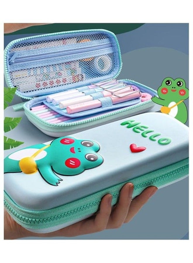 Frog Prince 3D Cartoon Children's Multifunctional Stationery Box - Image 2