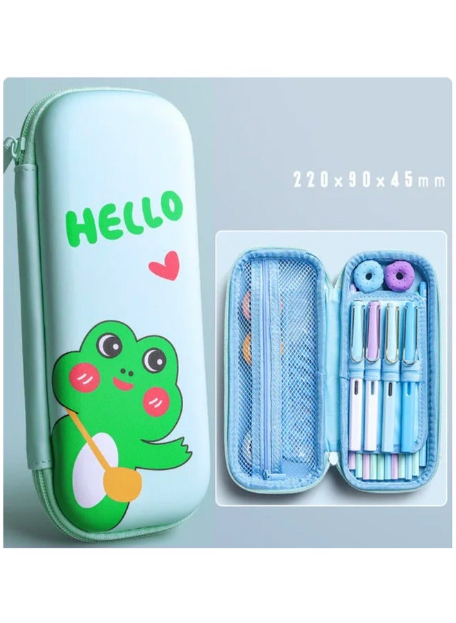 Frog Prince 3D Cartoon Children's Multifunctional Stationery Box - Image 3