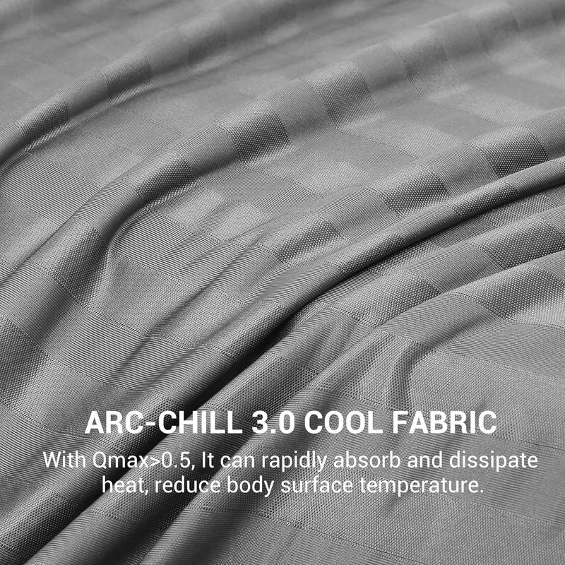 Elegear Revolutionary Cooling Blanket Queen, Absorbs Heat to Keep Body Cool for Night Sweats, Double Sided Arc-Chill3.0 Cooling Fiber Q-Max>0.5, Lightweight Summer Cold Blankets for Sleeping 79“ x 86” - Image 4