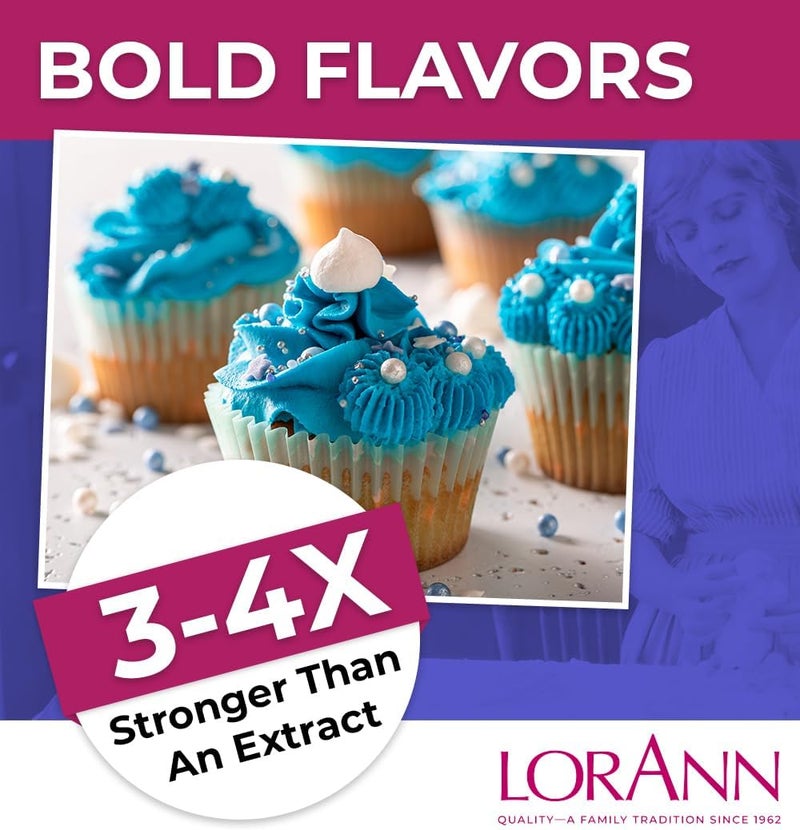 LorAnn Super Strength Blue Raspberry Flavoring Oil - 1 Fl. Oz. (29.5 mL) for Baking, Candy Making, and Flavoring - Image 3