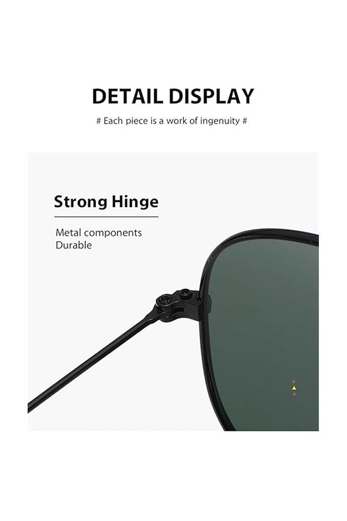 Polarized Sunglasses - Aviator Sunglasses with Full UV400 Protection u0026 Impact Resistant Lenses - Image 4