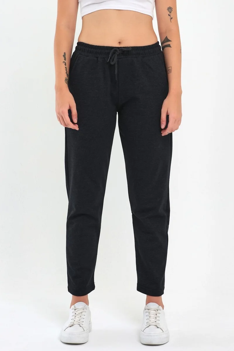ميتاليك 3-Pack Women's Navy Blue Classic Pocket Tracksuit Bottoms