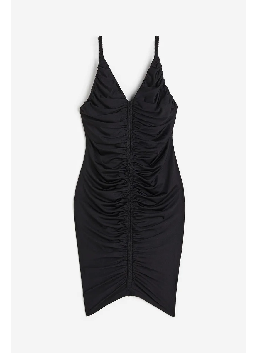 H&M Ruched Bodycon Dress