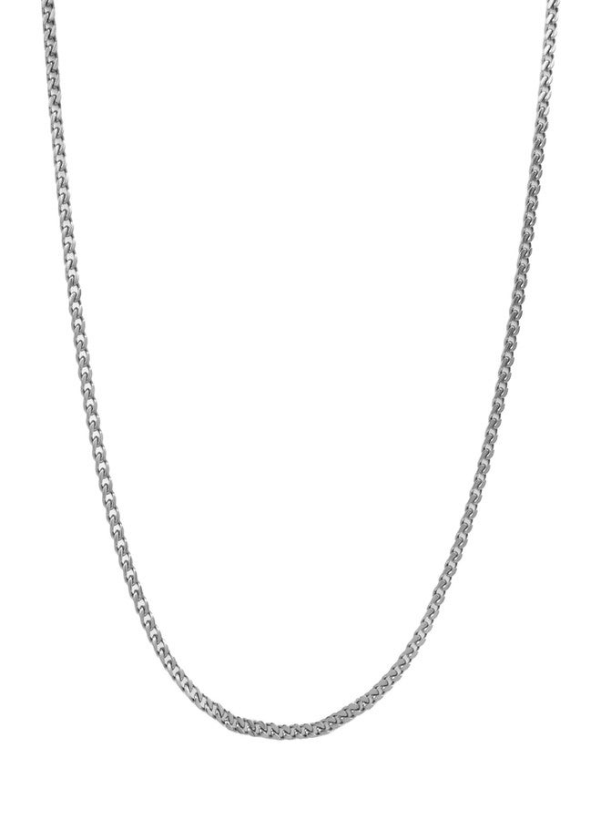 GLD Micro Cuban Link Chain for Men and Women - 2MM, 18”, 14K White Gold-Plated Cuban Chain with Premium Travel Pouch - Snatch-Proof, Sweat-Proof, Fade-Resistant - Lifetime Quality, Designed in Miami - Image 1