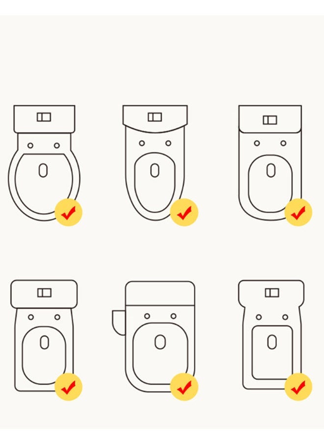 Arabest Potty Seat,Training Toilet Seat with Step Stool Ladder for Kid and Baby,Adjustable Toddler Toilet Training Seat with Soft Anti Cold Padded Seat,Safe Handles and Non Slip Wide Steps - Image 5