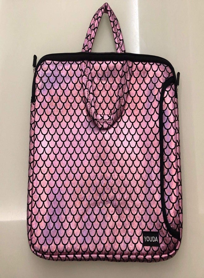 Youda 17.3-Inch Laptop Shoulder Carrying Bag Case Sleeve For 17" 17.3 inch HP DELL (Pink) - Image 2