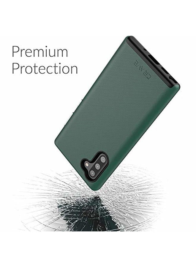 CRAVE Note 10 Case, Dual Guard Protection Series Case for Samsung Galaxy Note 10 - Forest Green - Image 4