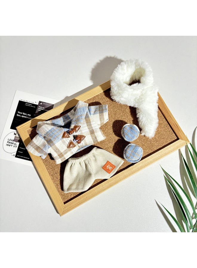 Jem Coco 20cm Doll Clothes Genuine Snow Plum 40cm Cotton Doll Clothes Cute Doll Suit-Specifications:No Doll (order Corresponding Size)-Color:20cm Stepping Snow 4-point Set - Image 1