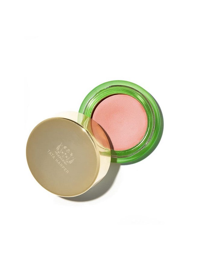 تاتا هاربر أحمر خدود كريمي غني بالفيتامينات من تاتا هاربر، وردي باهت، طبيعي 100%، صنع طازجًا في فيرمونت، 4.5 غرام - Image 1