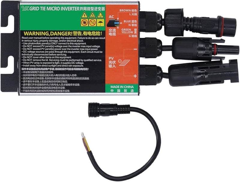 300W MPPT العاكس الشمسي المتصل بالشبكة موجة جيبية نقية مايكرو - Image 1