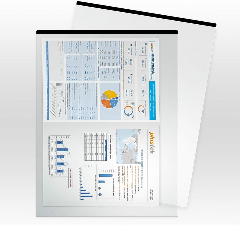 Plustek A4 / Letter Size Document Carrier Sheets (Pack of 5) - Protects Fragile Paper and A3 Size Document by Folding Support Epson, Brother, Fujitsu and Canon Document Scanner - Image 5