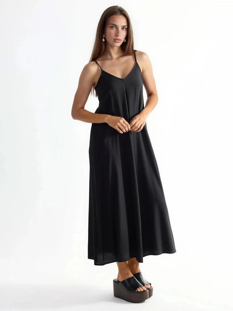 Busem BUSEM V-Neck Midi Slip Dress