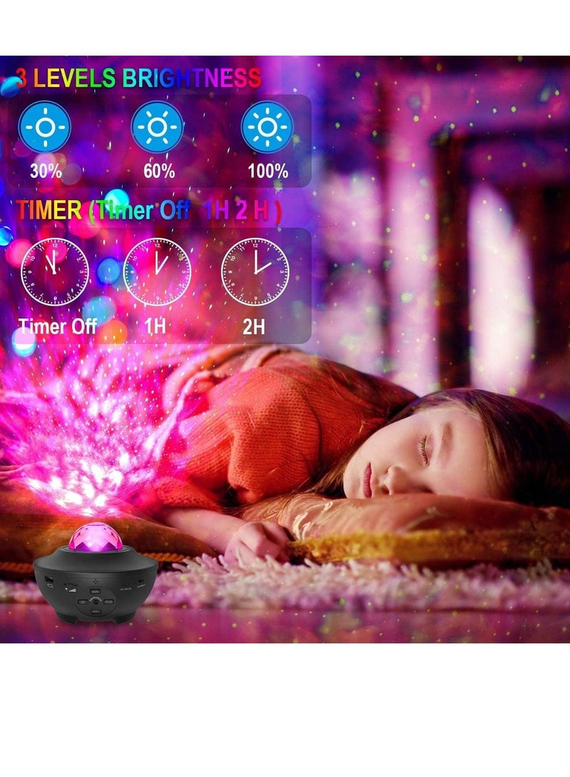 Star Projector, Smart Galaxy Projector Works with Alexa Google Home, 16 Million Colors Phone App Remote Control, Night Light Projector with Bluetooth Speaker for Kids Adults Bedroom - Image 5