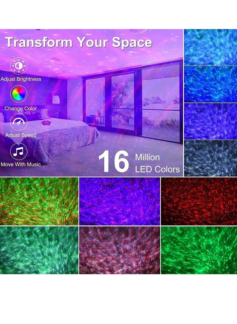 Star Projector, Smart Galaxy Projector Works with Alexa Google Home, 16 Million Colors Phone App Remote Control, Night Light Projector with Bluetooth Speaker for Kids Adults Bedroom - Image 2