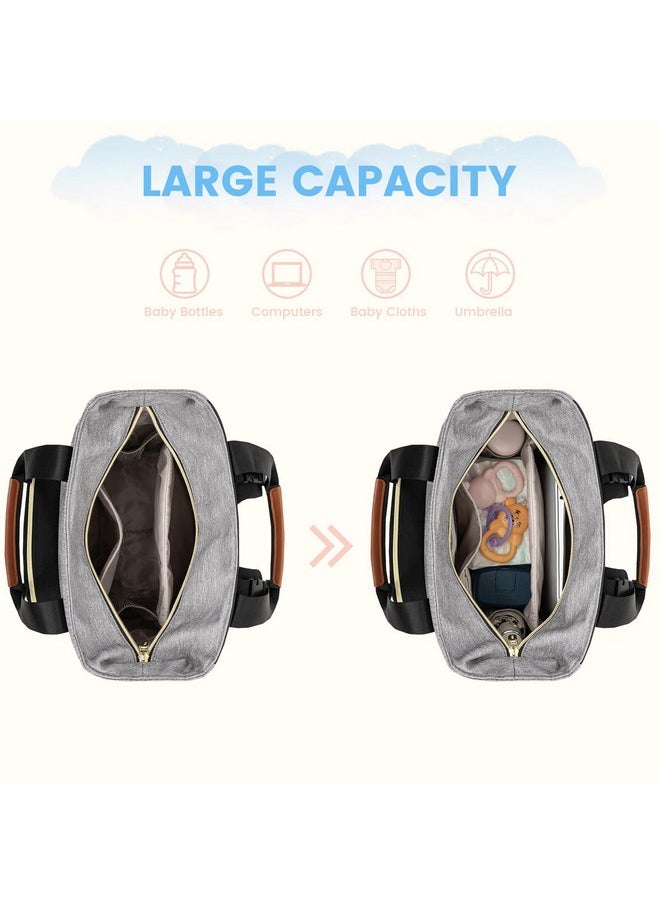 Lovevook LOVEVOOK Diaper Bag Backpack, Baby Bag for Mom with Changing Pad Pacifier Case,Waterproof Trave Baby Girl/Boy Diaper Bag Tote  - Image 3