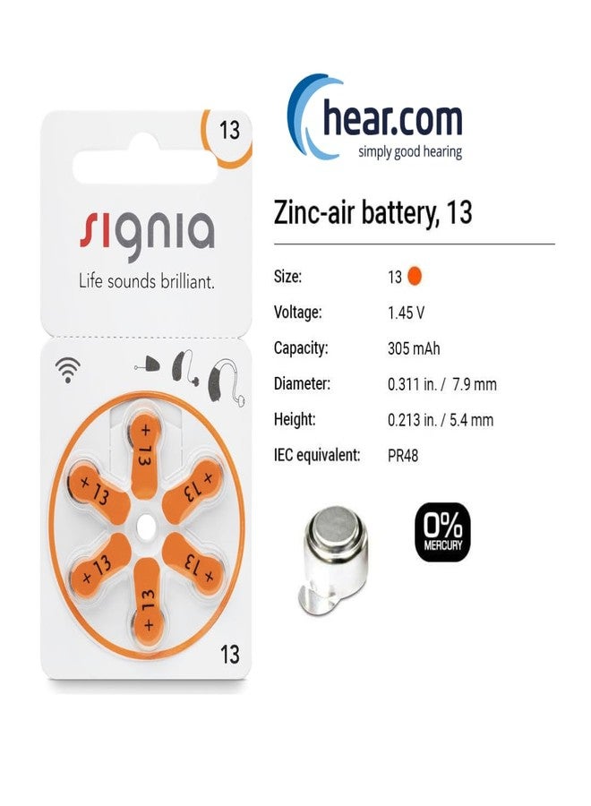 Signia Hearing Aid Batteries Size - 13 - Image 3