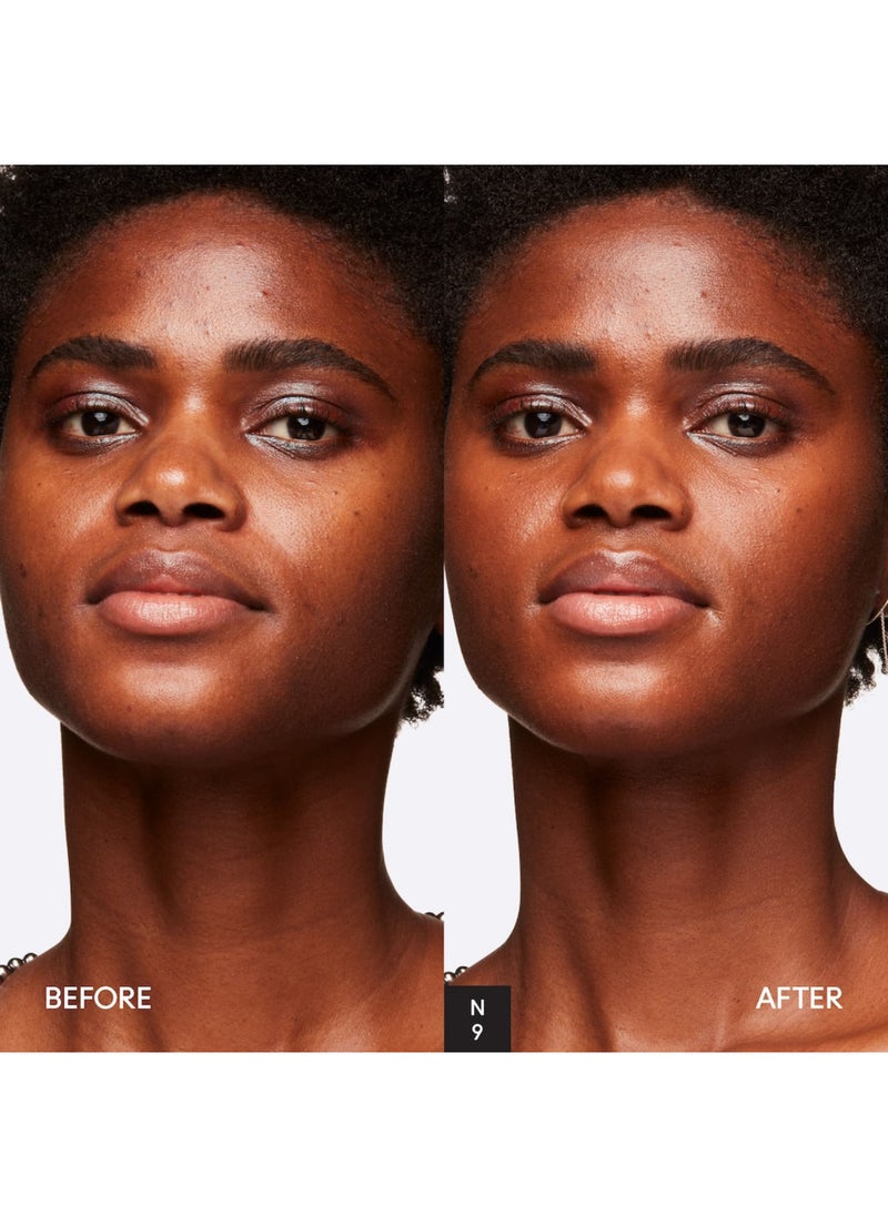 MAC Cosmetics Studio Radiance Face and Body Radiant Sheer Foundation Deep neutral beige with neutral undertones for deep dark skin N9  - Image 3