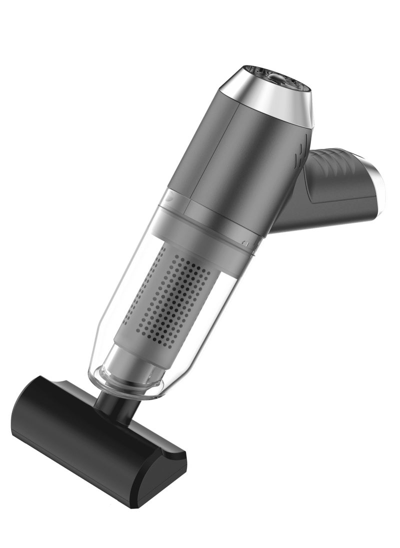 High-Suction Dual-Mode 12000Pa Powerful Suction | Portable for Car & Home Use | Built-in Blowing Function, Black