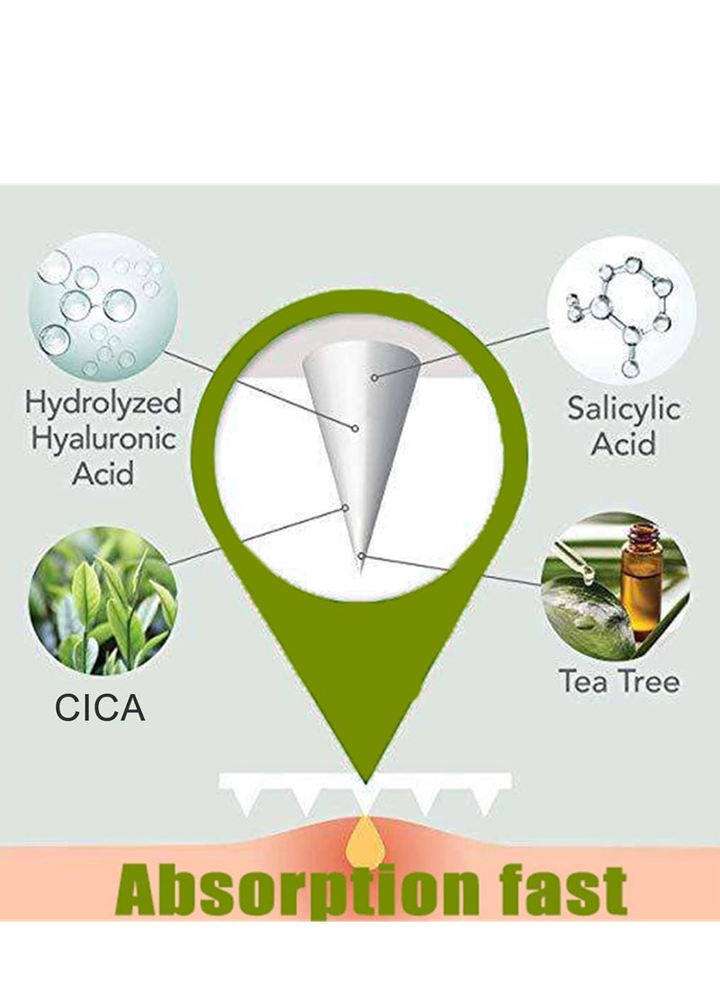 spot Pimple Patches, Invisible Spot Patches with CICA, Micropoint Acne Patch, Cystic Acne Patches, Efficient Pimple Patches Microneedle, Dark Spot Patches for Early-Stage Painful Zits, Pack of 12 - Image 4