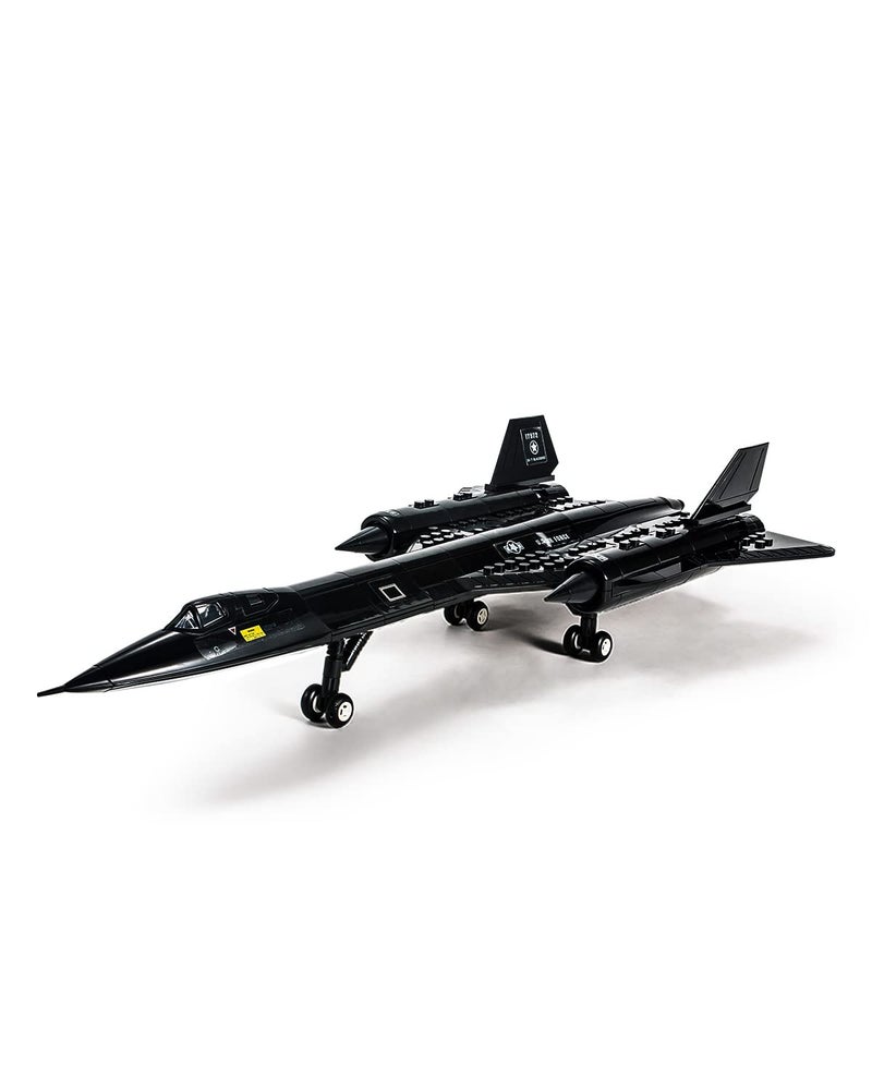 dOvOb Military SR-71 Reconnaissance Blackbird Air Force Building Block Set (183 Pieces), Aircraft Jet Building and Military Toys Gifts for Kid and Adult - Image 1