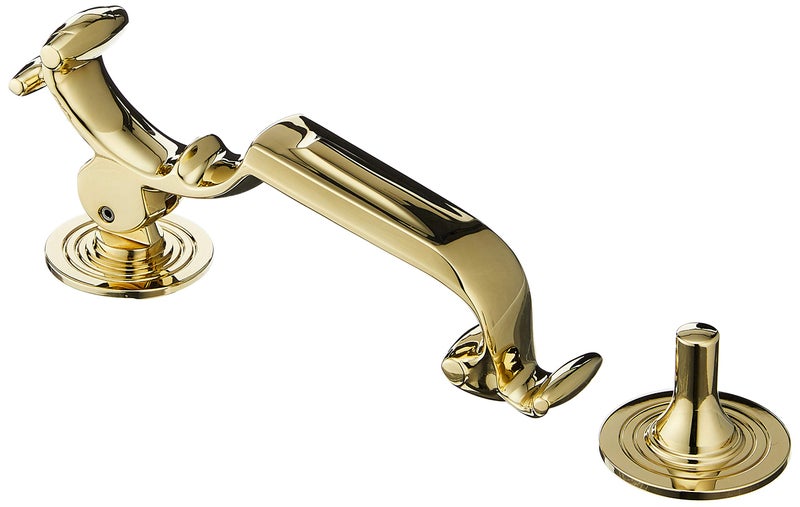 Baldwin 0113.003 S-Shaped Door Knocker, Lifetime Polished Brass - Image 2