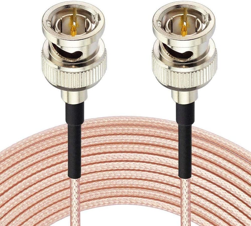 Superbat 3G HD SDI BNC Cable 3ft 100cm 75 ohm for Cameras BMCC Video Equipment Supports HD-SDI 3G-SDI 4K 8K SDI Video Cable (Straight,2Pcs) - Image 1