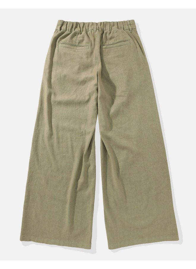 American Eagle High Waist Wide Leg Pants  - Image 4