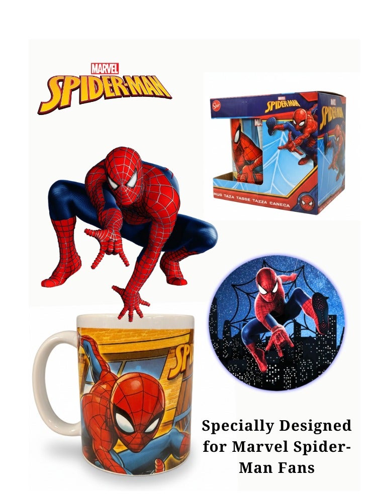 DISNEY - SPIDERMAN STREETS 240 ML MUG, Kitchen and Home Mickey Drinking Cup-Mug, Adventure Travel the Caffeine in Coffee Mug, the Beverage or Coffee a Cafe for Chocolate, in Addition to Espresso Mug - Image 2