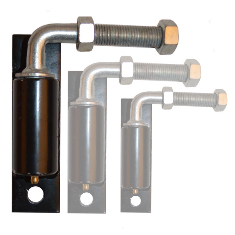 ALEKO Driveway Gate Hinge J-Bolt for Heavy-Duty Drive way Gates | 3/4-Inch with 2 Bolts, 2 Nuts and 2 Washers | LM115 - Image 2