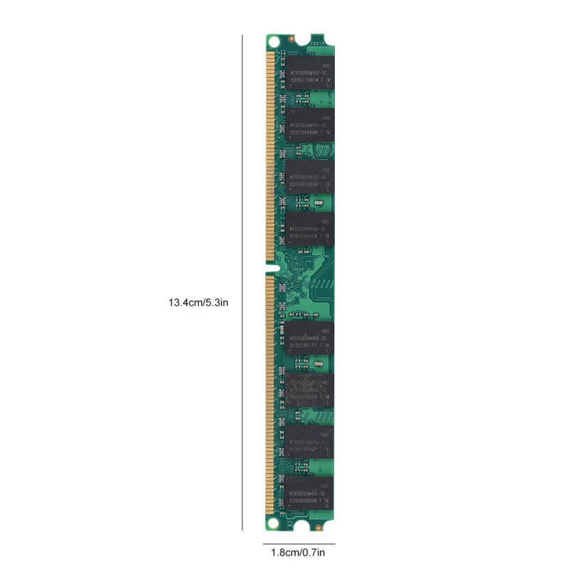 ذاكرة DDR2 RAM بسعة 2 جيجابايت وسرعة 667 ميجاهرتز عالية السرعة - متوافقة مع لوحة أم AMD - ذاكرة كمبيوتر مكتبي للاستخدام اليومي - Image 5