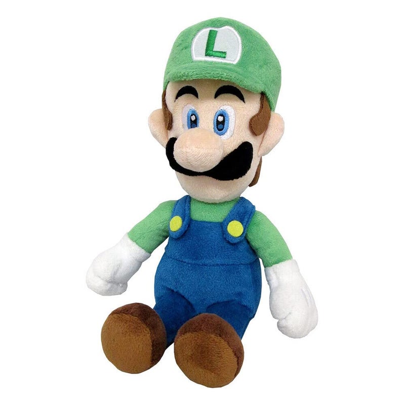 Little Buddy Super Mario All Star Collection 1415 Luigi Stuffed Plush, 10",Multi-Colored