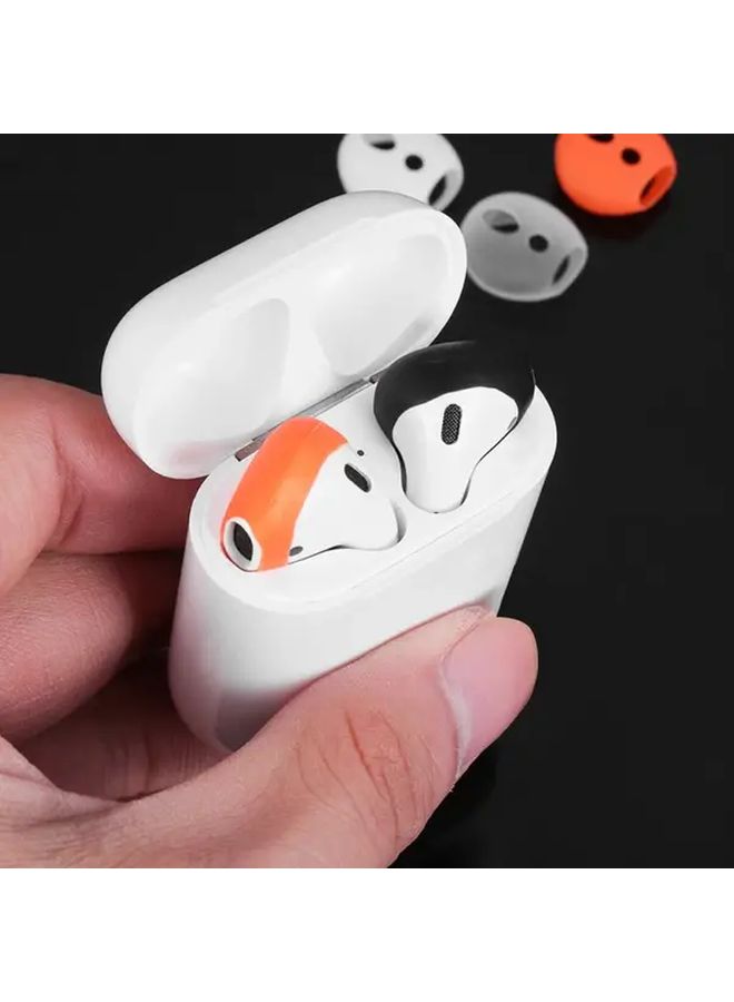 3 Pairs Rose Red Wireless Bluetooth Earbuds Replacement Tips Ultra Thin Protective Covers With Storage Box For Sports Anti Loss Comfortable Fit - Image 5