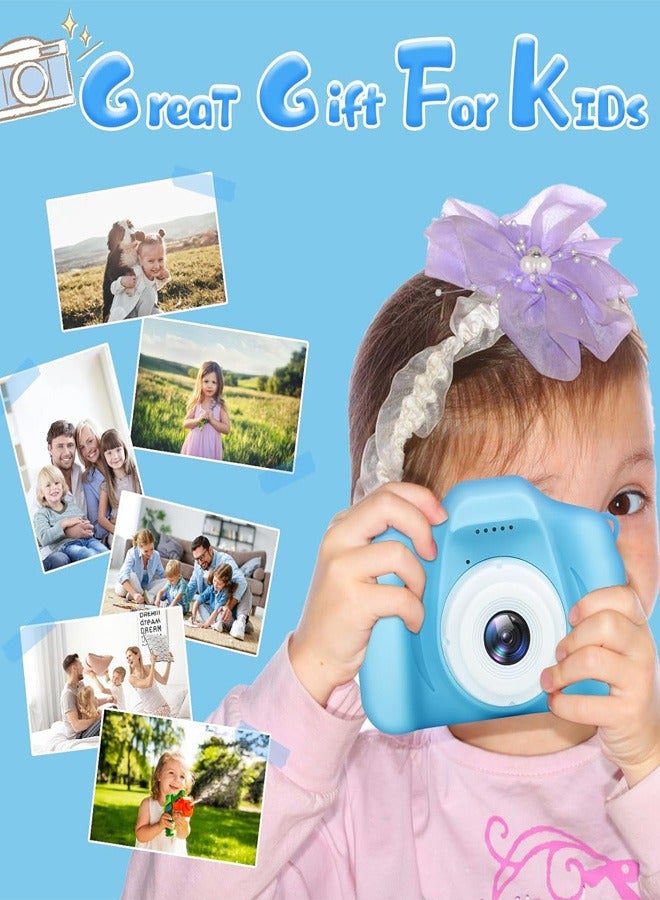 Upgrade Kids Selfie Camera Gifts for Age 3-8 Kids Digital Cameras with HD Video Portable Kids Camera Toddler Toy for 3 4 5 6 7 8 Year Old Boy with 32GB SD Card and card reader - Image 4