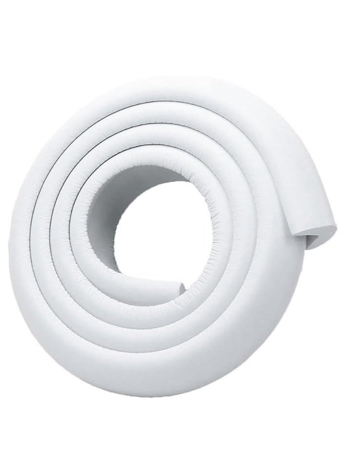 LIMITLESS Hyderon Baby Safety Edge Guard, Table Edge Protector Strip for Kids, Baby Proofing Foam for Furniture Edges Guard Cushion Set Child Protection Bumper Strip - 2 Meters (White) 