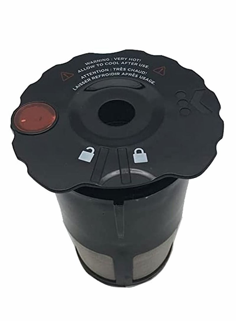 SYOSI 2pcs Coffee Filter Black Reusable Coffee Filter for Keurig 119367 2.0 My K-Cup Updated Model：K200/K300/K400/K500 SERIES,Works with all keurig plus series (2)  - Image 4