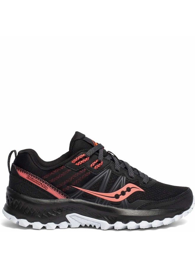 saucony حذاء نسائي إكسرشن TR14 أسود/كورال 7.5 W - Image 1
