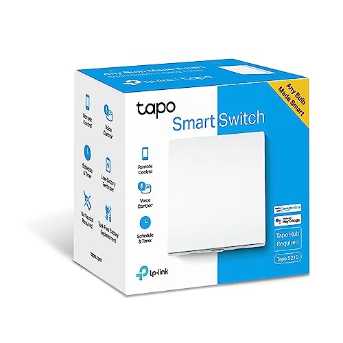 Tapo S210 Smart Light Switch 1 Gang 1 Way, Remote and Voice Control,Away Mode,No Neutral Required,Battery included,Work with Alexa & Google home, Tapo Hub Required sold separately - Image 4