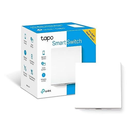 Tapo S210 Smart Light Switch 1 Gang 1 Way, Remote and Voice Control,Away Mode,No Neutral Required,Battery included,Work with Alexa & Google home, Tapo Hub Required sold separately - Image 1