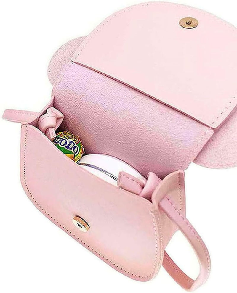 xperry Little Girls Toddlers Mini Crossbody Shoulder Bag Coin Purse with Cute Mouse Ear Bowknot - Image 3