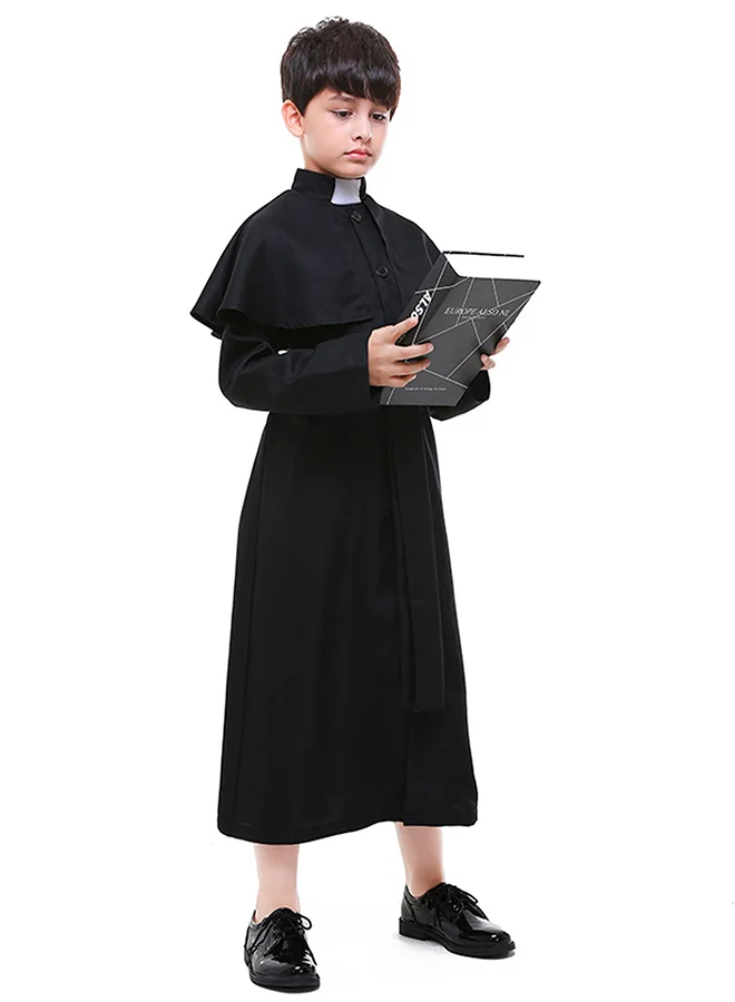 LITTLE SURPRISE BOX Little Surprise Box,  Junior Priest , Kids Halloween Costume Fancy Dress Up-7-9Y