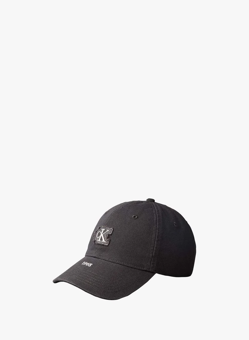 Calvin Klein Washed Canvas Embroidered Logo Cap