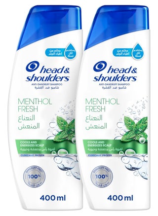Menthol Refresh Anti Dandruff Shampoo for Itchy Scalp 400 ml pack of 2 - pzsku/Z91F648B791C38F08B1CAZ/45/1741437239/79e8ac74-2382-4f52-9445-12565cb09fc1