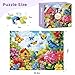 VOLUVOLU 2Pack 300 Pieces Puzzles for Kids Farm Dog Puzzles 300 Pieces Spring Flowers Birds Jigsaw Puzzle for Adults Large Piece Puzzle Puzzle Toys for Boys and Girls Family Activity Game Nights Gifts - Image 4