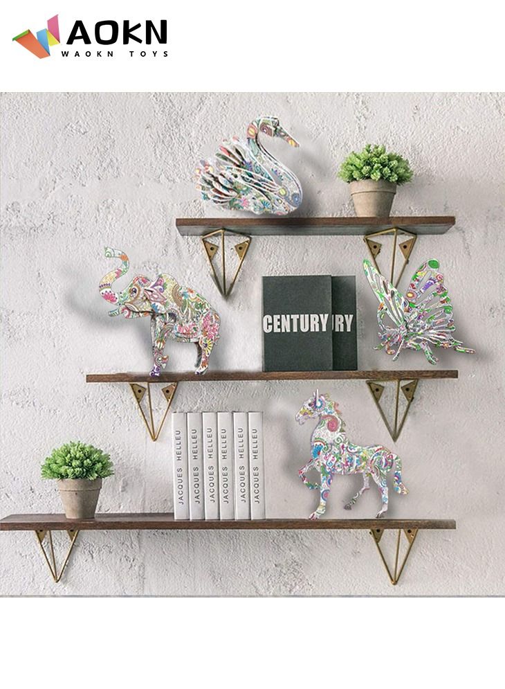 دبليو أيه أو كي أن الطاووس ، الأيائل ، فلامنغو ، السنجاب - Image 5