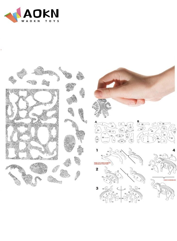 دبليو أيه أو كي أن الطاووس ، الأيائل ، فلامنغو ، السنجاب - Image 2