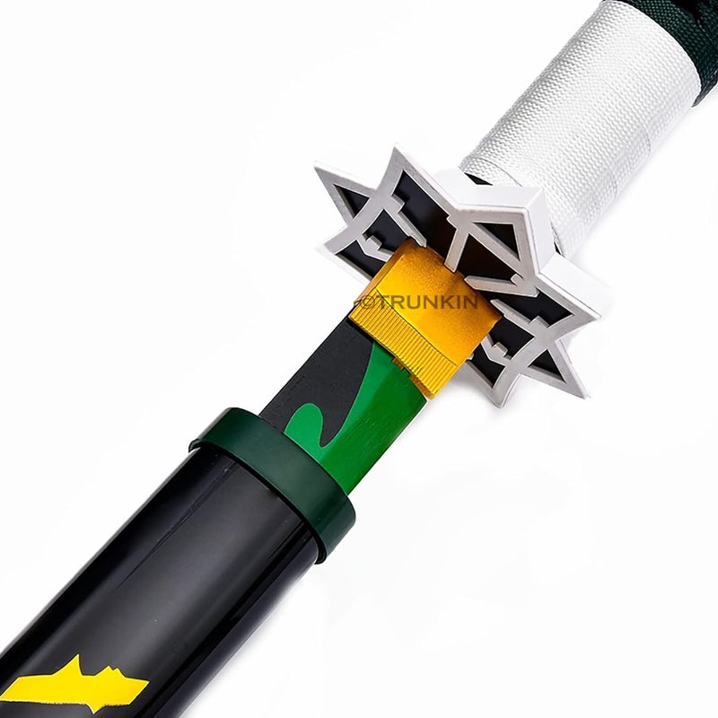 Trunkin 12 Years & More Katana For Cosplay Life Size Replica Wooden Toy Anime Accessory Toy Collectible | Wooden Sword (Sanemi Shinazugawa Cosplay) - Image 4