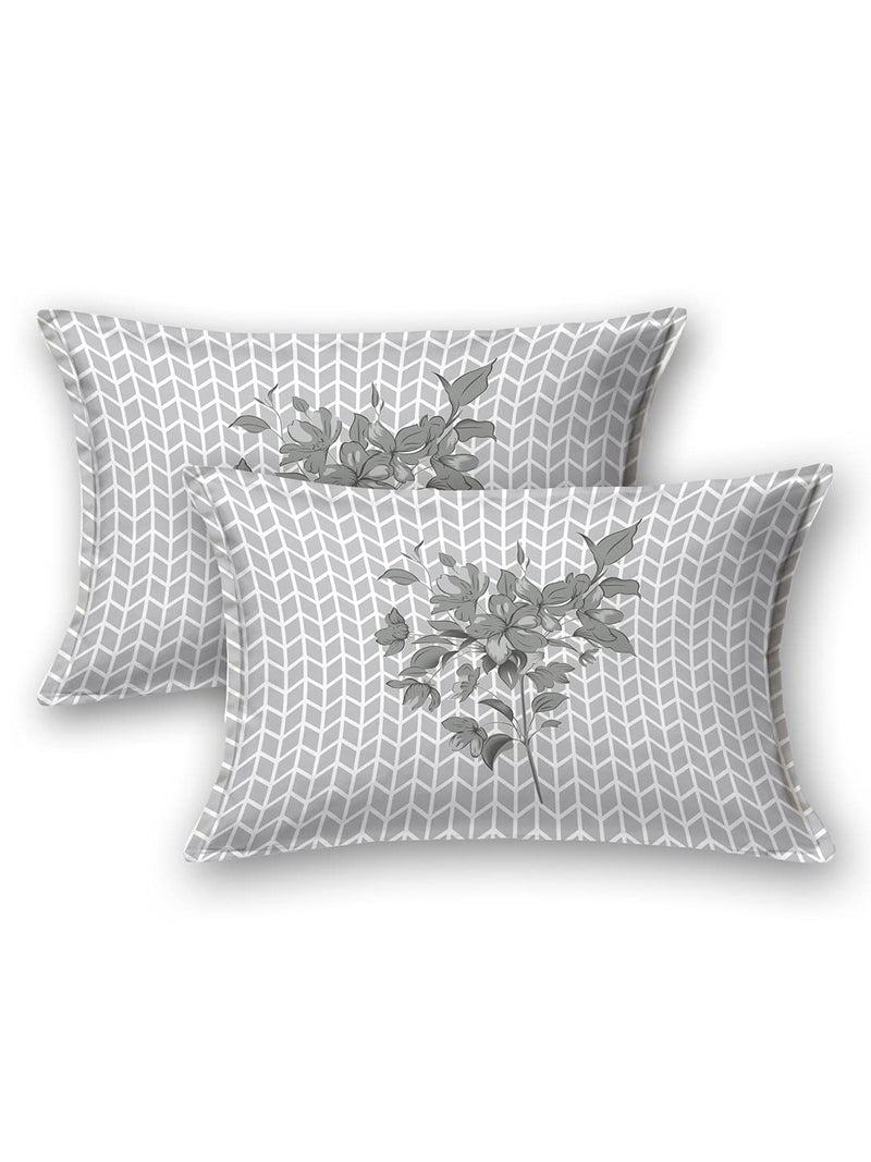 HOME365 220TC Cotton Bedsheet with 2 Pillow Covers for Bedroom King Size 275 X 255 cmRed DK158 - Image 5