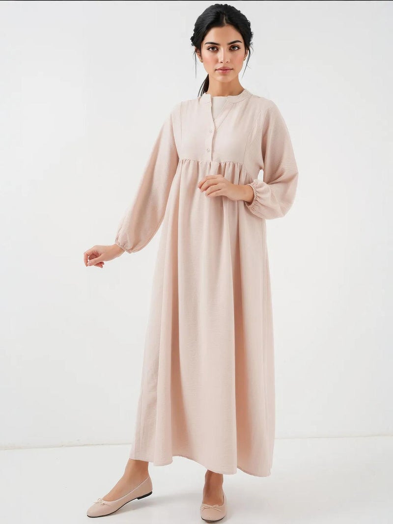 BIG DART BDART V-Neck Buttoned Maxi Dress - Image 2